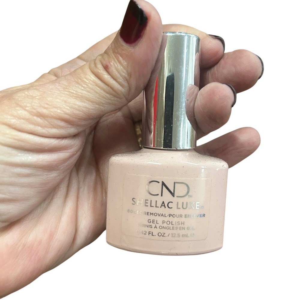 CND Shellac Luxe Gel Polish 0.42oz Unmasked #269 Nude Pink Neutral Salon Mani